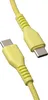QUALO Nylon USB-C auf USB-C Kabel – 1,5 m, 3 A, Gelb Produktbild-Vorschau 9