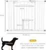 PawHut 74-100 cm Hunde Treppenschutzgitter, Produktbild-Vorschau 3