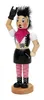 Unsere Punklady mit zerzauster schwarzer Frisur, grelle pinkfarbene Halstuch und auffällige Kleidung Produktbild-Vorschau