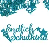 Oblique Unique Endlich Schulkind Konfetti türkis für Produktbild-Vorschau 2