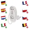Steckdosenleiste – 2 Steckdosen+2×USB-A+1×USB-C, 1,4 m, 1,5 mm2, weiss Produktbild-Vorschau