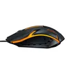 A black gaming mouse with orange accents is shown against a white background. Produktbild-Vorschau