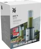 The image shows the retail packaging of a WMF Kult X Mix & Go blender. Produktbild-Vorschau