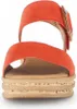 Gabor Comfort Plateau Sandale - Rot Leder : 39 : Normal Produktbild-Vorschau 7