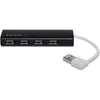 BELKIN HUB USB 2.0, 1:4, SLIM, PASSIV, czarny Podgląd zdjęcia produktu 4