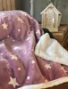 heimtexland ® samtig weiche Kuscheldecke Sterne Soft Produktbild-Vorschau 5