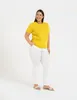 Moraj - Maglietta da donna taglia XL - T-shirt gialla - Anteprima dell’immagine prodotto 7