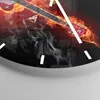Wanduhr - Rund - Glasuhr - Instrument Flammen Saiten - Produktbild-Vorschau 5