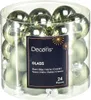 Set mit 24 Christbaumkugeln aus Glas 2,5cm Grün matt Produktbild-Vorschau 11
