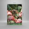 Bilder auf glas - Einteilig - Palmen Herde Flamingos - Produktbild-Vorschau 3