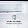 Klarstein Delaware - chladnička, 76 l, mraziaci priestor: 4 Náhľad obrázku produktu 7
