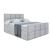 ALTDECOR Boxspringbett mit Fußteil, 2 Matratzen und Topper Produktbild-Vorschau 2