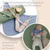 Schnullerketten 3er-Set Hellbeige, Blau, Eukalyptus mit Produktbild-Vorschau 3