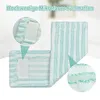 A close-up view of microfiber mop pads, highlighting their texture and attachment mechanism. Produktbild-Vorschau