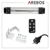 Arebos Infrarot Heizstrahler 2000W mit Fernbedienung Produktbild-Vorschau 4