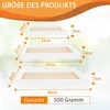 3er Set Holztablett Weiß Dekotablett Serviertablett MDF Produktbild-Vorschau 3