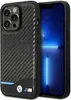 BMW Leder Carbon Blue Line - iPhone 15 Pro Hlle (Schwarz) Produktbild-Vorschau 15
