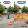 Absperrzaun 1,2m Bauzaun Zaun Baustellenzaun 120g/m² in Produktbild-Vorschau 3