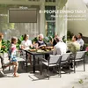 Outsunny Gartentisch Aluminium 190x90 cm Wetterfest Produktbild-Vorschau 8