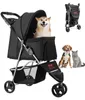 VEVOR Hundewagen, Tragkraft 16 kg, faltbarer Tierbuggy, Produktbild-Vorschau 1