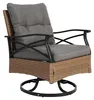 Ensemble de 3 fauteuils à bascule pivotants d'extérieur Voir les images du produit 12