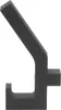 A black coat hook is shown against a white background. Produktbild-Vorschau