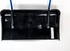 The back of a black snow shovel is shown against a white background. Náhľad obrázku produktu