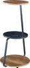 Beistelltisch 'Sipoo' 74x46x37cm Walnussoptik / Marmoroptik Produktbild-Vorschau 4