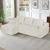Schlafsofa L-förmig, modulares Cloud-Ecksofa mit tiefem Produktbild-Vorschau 3