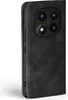 A close-up, side view of a black flip phone case for a Xiaomi Redmi Note 14 Pro 5G / Pro+ 5G. Produktbild-Vorschau