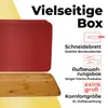Lumaland Cuisine Brotkasten | Brotdose aus Metall mit Produktbild-Vorschau 2