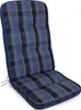 Herlag Hochlehnerauflage Tilly 123x50x9cm Blau-Kariert Produktbild-Vorschau 1