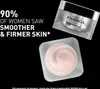 A marketing image for Filorga Ncef-Reverse Supreme Multi-Correction Cream, featuring the product jar and its contents against a black background, with promotional text. Voir les images du produit