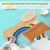 2 Stück/Set Baby-Haarbürste Kamm Natürliche Produktbild-Vorschau 5