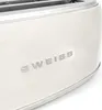 A close-up shot of the side of a cream-colored toaster, showing the brand name. Anteprima dell’immagine prodotto