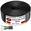 10m Kunststoffschlauchleitung H03VV-F 3G0,75 Schwarz Produktbild-Vorschau 4