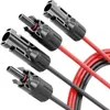 ABSINA 2x 1 Meter Solarkabel 4mm2 H1Z2Z2-K schwarz & rot - Produktbild-Vorschau 7