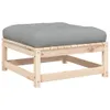 vidaXL Canapé de jardin sans accoudoirs avec coussins et Voir les images du produit 9