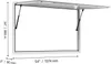 VEVOR Imbissfenster (1346 x 838 mm), Servicefenster mit Produktbild-Vorschau 8