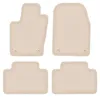DURBAN Beige Velours-Fußmatten-Set für Dodge Durango III FL Produktbild-Vorschau 1