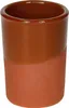 6er Ton-Becher Teilglasiert 180ml Mediterran Unikat Produktbild-Vorschau 3