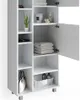 Vicco Badschrank Ilias, 60 x 190 cm, Weiß Produktbild-Vorschau 6