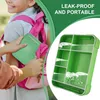 Brotdose Kinder mit Fächern 1300ml Lunchbox Schule Grün Produktbild-Vorschau 4
