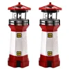 2er Set LED Solar Leuchtturm 28 cm | Garten Deko Produktbild-Vorschau 1