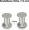 Yakimz 4x pieds de meuble Pieds de meuble en aluminium Voir les images du produit 3