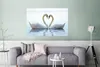 MuchoWow® Poster Schwäne - Herz - Ehepaar 120x80 cm - Produktbild-Vorschau 5