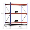 Weitspannregal MOOSE Stecksystem Omega-Profil | Grundregal Produktbild-Vorschau 2