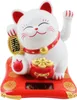 Glückskatze Maneki-neko Talisman weiß Solar 7,5cm Produktbild-Vorschau 1