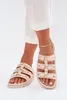 Damen Sandalen Mit Riemen Hellbeige Pasiriela 38 Produktbild-Vorschau 3