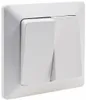 Interruttore serie MILOS 2-gang bianco opaco 250V~/ 10A, Anteprima dell’immagine prodotto 5